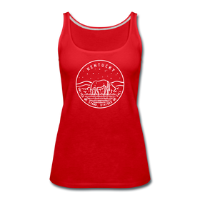 Kentucky Women’s Tank Top - State Design Women’s Kentucky Tank Top - red