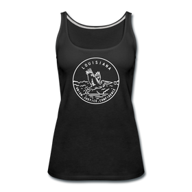 Louisiana Women’s Tank Top - State Design Women’s Louisiana Tank Top - black