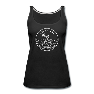 Louisiana Women’s Tank Top - State Design Women’s Louisiana Tank Top - black