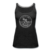 Louisiana Women’s Tank Top - State Design Women’s Louisiana Tank Top - charcoal gray