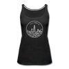 Illinois Women’s Tank Top - State Design Women’s Illinois Tank Top - black