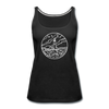 Maine Women’s Tank Top - State Design Women’s Maine Tank Top - black