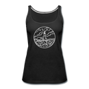 Maine Women’s Tank Top - State Design Women’s Maine Tank Top - black
