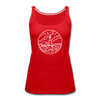 Maine Women’s Tank Top - State Design Women’s Maine Tank Top - red