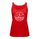 Maine Women’s Tank Top - State Design Women’s Maine Tank Top - red