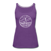 Maine Women’s Tank Top - State Design Women’s Maine Tank Top - purple
