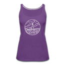 Maine Women’s Tank Top - State Design Women’s Maine Tank Top - purple