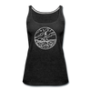 Maine Women’s Tank Top - State Design Women’s Maine Tank Top - charcoal gray