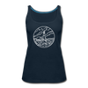Maine Women’s Tank Top - State Design Women’s Maine Tank Top - deep navy