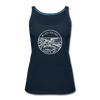 Mississippi Women’s Tank Top - State Design Women’s Mississippi Tank Top - deep navy