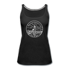 Massachusetts Women’s Tank Top - State Design Women’s Massachusetts Tank Top - black