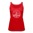 Massachusetts Women’s Tank Top - State Design Women’s Massachusetts Tank Top - red