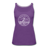 Massachusetts Women’s Tank Top - State Design Women’s Massachusetts Tank Top - purple