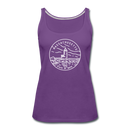 Massachusetts Women’s Tank Top - State Design Women’s Massachusetts Tank Top - purple