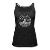 Massachusetts Women’s Tank Top - State Design Women’s Massachusetts Tank Top - charcoal gray