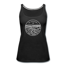 Missouri Women’s Tank Top - State Design Women’s Missouri Tank Top - black