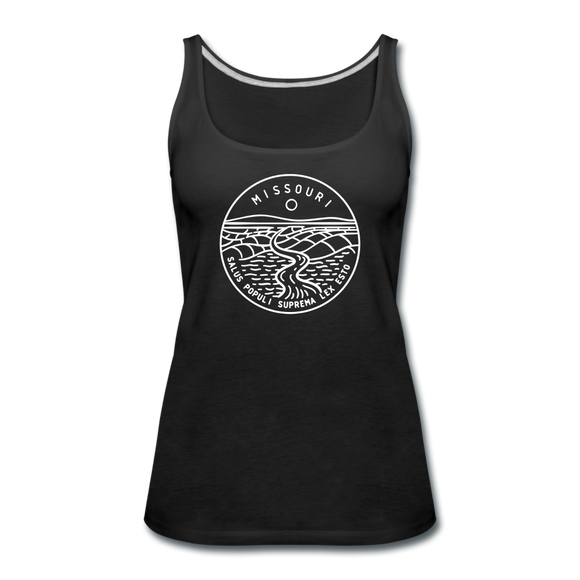 Missouri Women’s Tank Top - State Design Women’s Missouri Tank Top - black