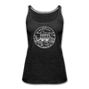 Nebraska Women’s Tank Top - State Design Women’s Nebraska Tank Top - charcoal gray