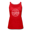 Nevada Women’s Tank Top - State Design Women’s Nevada Tank Top - red