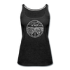 Nevada Women’s Tank Top - State Design Women’s Nevada Tank Top - charcoal gray