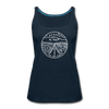 Nevada Women’s Tank Top - State Design Women’s Nevada Tank Top - deep navy