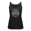 New Hampshire Women’s Tank Top - State Design Women’s New Hampshire Tank Top - black
