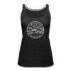 New Hampshire Women’s Tank Top - State Design Women’s New Hampshire Tank Top - charcoal gray
