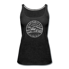 New Hampshire Women’s Tank Top - State Design Women’s New Hampshire Tank Top - charcoal gray