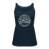 New Hampshire Women’s Tank Top - State Design Women’s New Hampshire Tank Top - deep navy