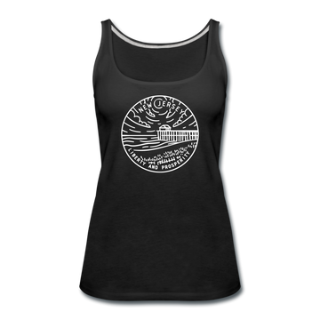 New Jersey Women’s Tank Top - State Design Women’s New Jersey Tank Top - black