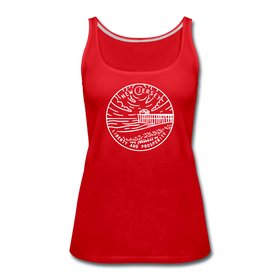 New Jersey Women’s Tank Top - State Design Women’s New Jersey Tank Top - red