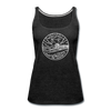 New Jersey Women’s Tank Top - State Design Women’s New Jersey Tank Top - charcoal gray