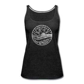 New Jersey Women’s Tank Top - State Design Women’s New Jersey Tank Top - charcoal gray