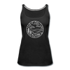 North Carolina Women’s Tank Top - State Design Women’s North Carolina Tank Top - black