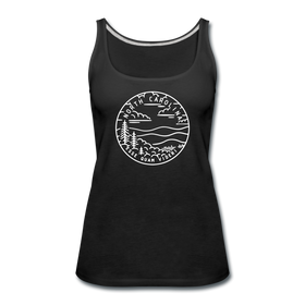 North Carolina Women’s Tank Top - State Design Women’s North Carolina Tank Top - black