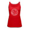 North Carolina Women’s Tank Top - State Design Women’s North Carolina Tank Top - red