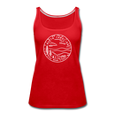 North Carolina Women’s Tank Top - State Design Women’s North Carolina Tank Top - red