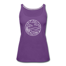 North Carolina Women’s Tank Top - State Design Women’s North Carolina Tank Top - purple