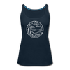 North Carolina Women’s Tank Top - State Design Women’s North Carolina Tank Top - deep navy