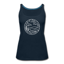 North Carolina Women’s Tank Top - State Design Women’s North Carolina Tank Top - deep navy