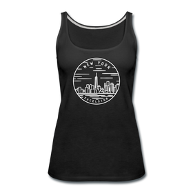 New York Women’s Tank Top - State Design Women’s New York Tank Top - black