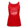 New York Women’s Tank Top - State Design Women’s New York Tank Top - red