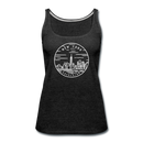 New York Women’s Tank Top - State Design Women’s New York Tank Top - charcoal gray