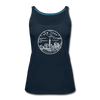 New York Women’s Tank Top - State Design Women’s New York Tank Top - deep navy