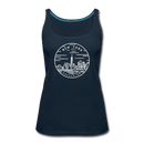 New York Women’s Tank Top - State Design Women’s New York Tank Top - deep navy