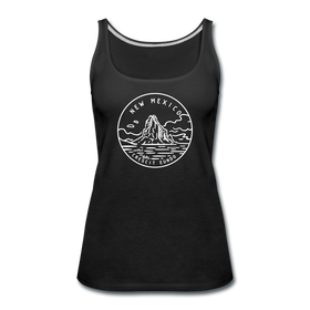 New Mexico Women’s Tank Top - State Design Women’s New Mexico Tank Top - black