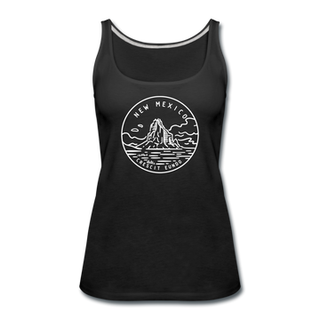 New Mexico Women’s Tank Top - State Design Women’s New Mexico Tank Top - black