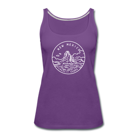 New Mexico Women’s Tank Top - State Design Women’s New Mexico Tank Top - purple