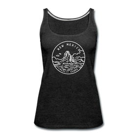 New Mexico Women’s Tank Top - State Design Women’s New Mexico Tank Top - charcoal gray