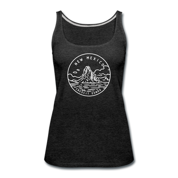 New Mexico Women’s Tank Top - State Design Women’s New Mexico Tank Top - charcoal gray